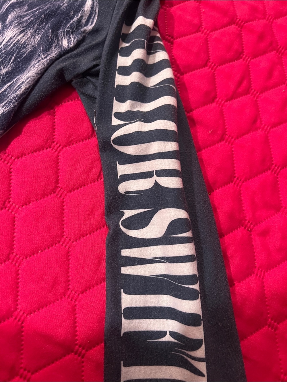 Taylor Swift Inspired Multicolor & Navy Button-Up Women’s Pajama Top - Picture 3 of 8
